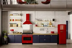 Kitchen with smeg appliances photo