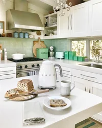 Kitchen With Smeg Appliances Photo