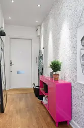 How to glue a hallway in an apartment in a modern style photo
