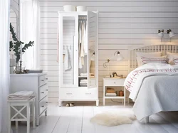White Wooden Bedroom Interior