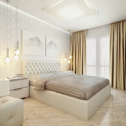 Wallpaper for the bedroom in a modern style in light colors photo
