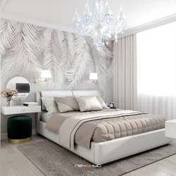 Wallpaper For The Bedroom In A Modern Style In Light Colors Photo