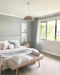 Modern bedrooms in pastel colors photo
