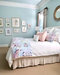 Modern bedrooms in pastel colors photo