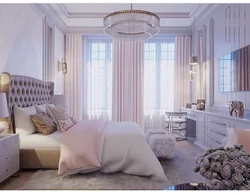 Современные спальни в пастельных тонах фото