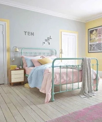Modern Bedrooms In Pastel Colors Photo