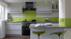 Кухня Серо Зеленая Фото В Интерьере
