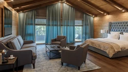 Country bedroom interior photo