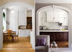 Photo design of kitchen doorway