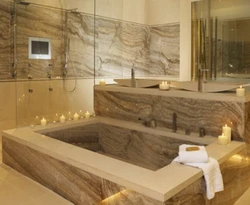 Bathroom Design Flexible Stone