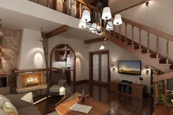 Second floor living room interior