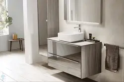 Заманауи ваннаға арналған шкафтардың фотосуреті