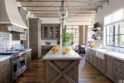 Open kitchen design in home