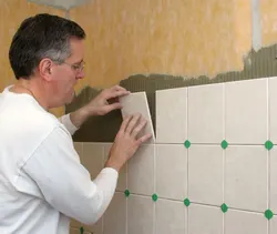 Photo Of How To Lay Tiles In The Bathroom