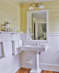 Вагонка в ванной в квартире фото