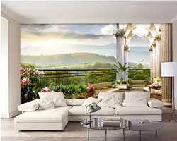 Фреска для гостиной в современном стиле фото