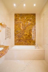 Bath design onyx tiles