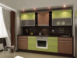 Kitchen in 3 colors design