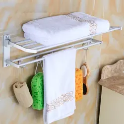 How to hang towels in the bathroom photo