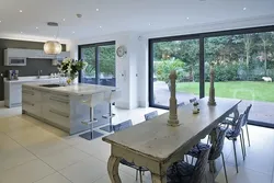 Kitchen Living Room With Access To The Terrace Design Photo