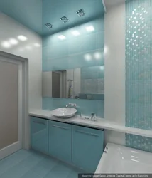 Small Bathroom Design Blue