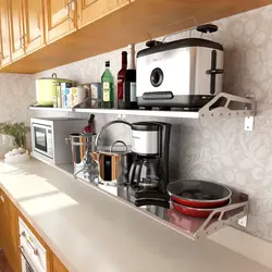 Как разместить всю технику на маленькой кухне фото