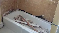 Step by step bathtub renovation photo