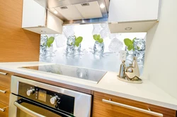 Шкляны фартух для кухні выявы фота