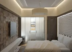 3D panels for walls in the interior photo bedroom