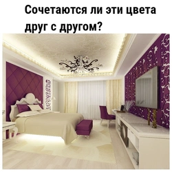 Bedroom interior fuchsia