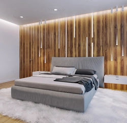Спальни С Деревянными Панелями Дизайн