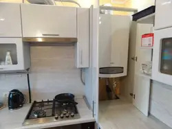 Дизайн Кухни В Квартире С Газовой Плитой И Холодильником