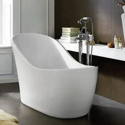 Дизайн ванной комнаты с сидячей ванной
