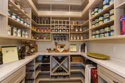 Kitchen in pantry design photo