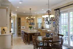 Kitchen Dining Room Design In A Country House