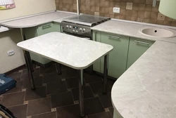 Royal opal countertop in the kitchen interior