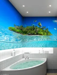 Photo Of Bathtub With 3D Panels