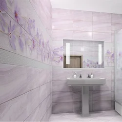 Photo of bathtub with 3D panels