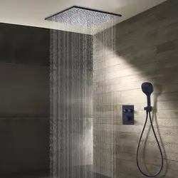 Photo Of A Bathtub With A Rain Shower