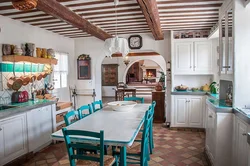 Kitchen Interior In Provence Country Style