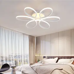 Chandeliers for suspended ceilings in the bedroom photo