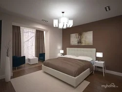 Bedroom Design With Brown Floor