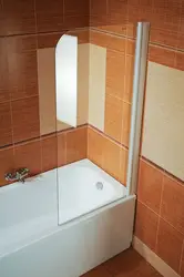 Glass partitions for bathroom sliding photo