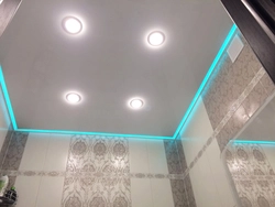 Suspended Ceilings With Lighting In The Bathroom Photo