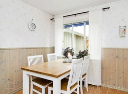 Kitchens covered with MDF panels photo