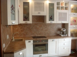 Kitchens covered with MDF panels photo