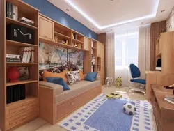 Children's bedroom design 15 sq m