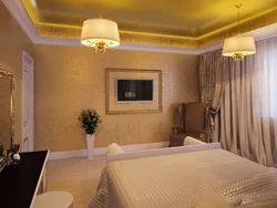 Golden Bedroom Interior Photo