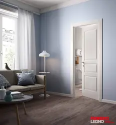 Светло серые двери в интерьере квартиры фото