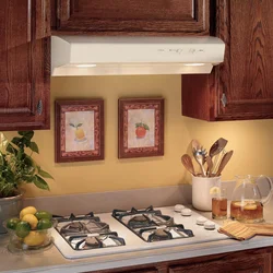 How to attach a hood in the kitchen photo